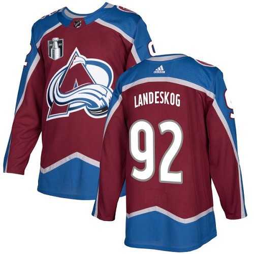 Avalanche 92 Gabriel Landeskog Burgundy 2022 Stanley Cup Final Patch Reverse Retro Adidas Jersey,We sell and wholesale Avalanche 92 Gabriel Landeskog Burgundy 2022 Stanley Cup Final Patch Reverse Retro Adidas Jersey on line form chian!